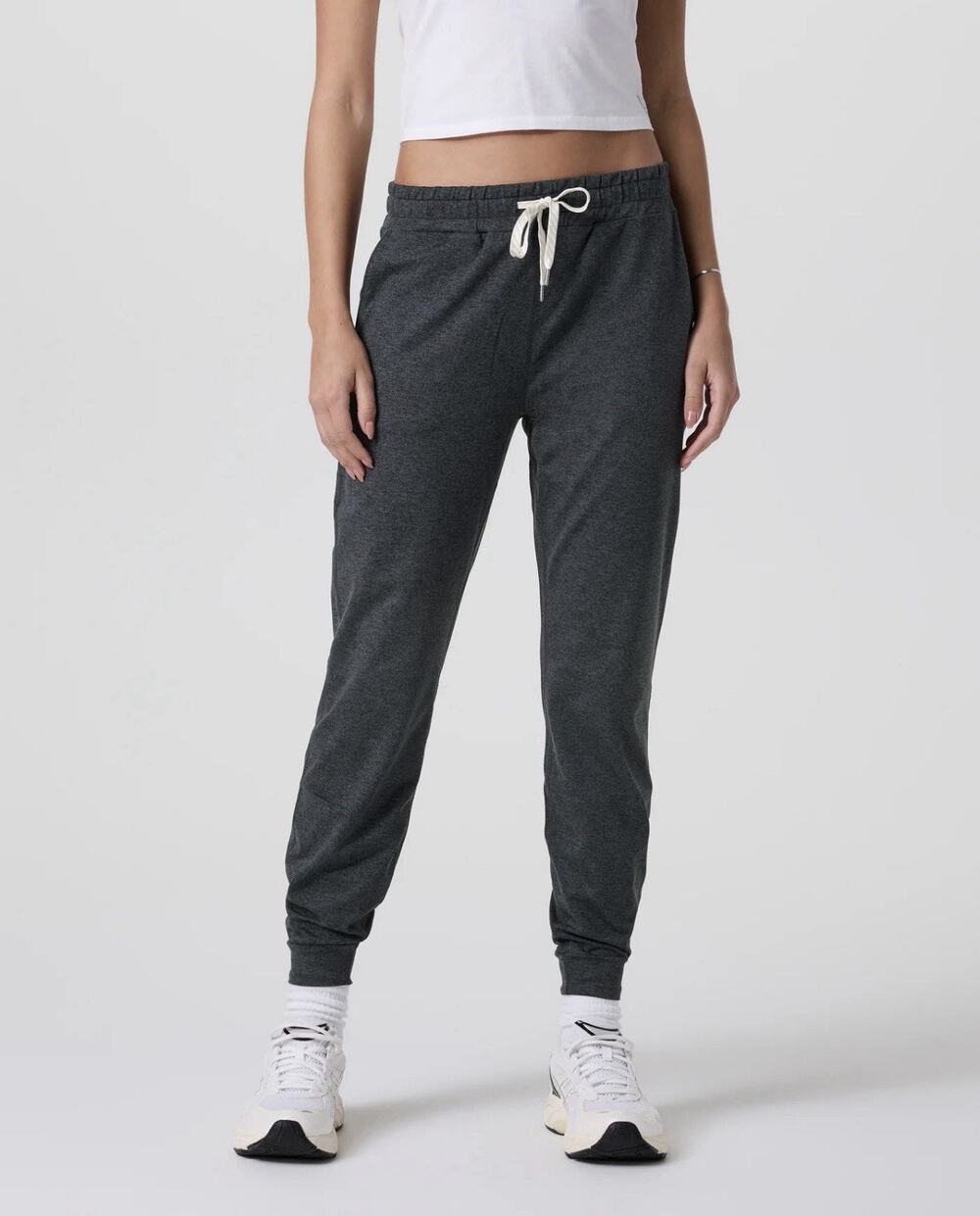 Vuori Performance Jogger Womens Size Small DreamKnit Charcoal Heather Grey